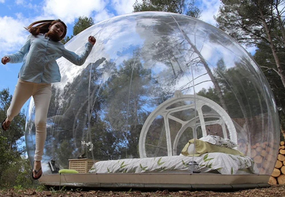 transparent bubble tent