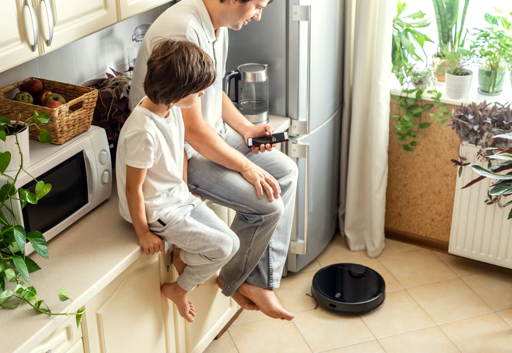 robot vacuum cleaner mopping